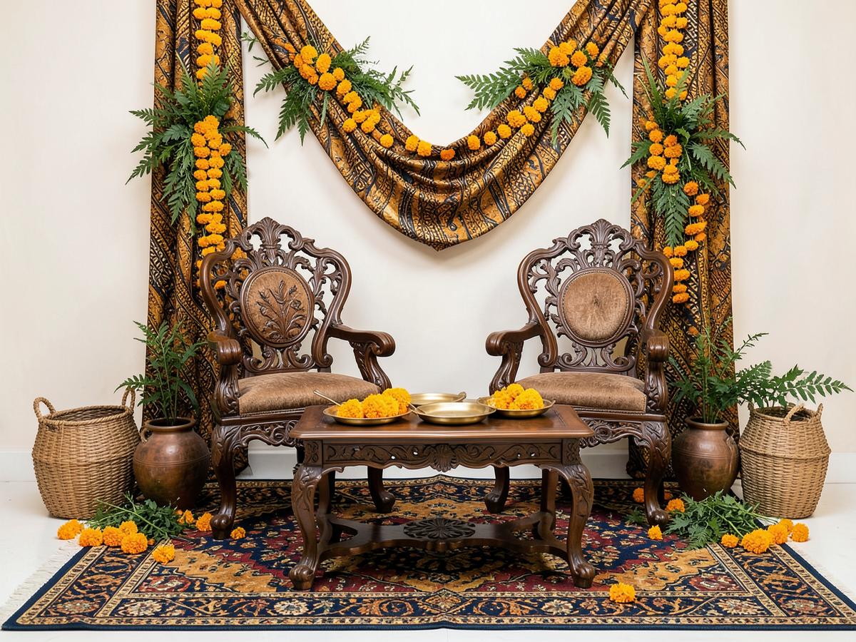 Engagements & Chinkhoswe setup — equipment and décor only